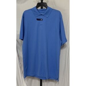 Men's‎ Saddlebred  Performance Tec Golf Polo Shirt  Big & Tall Large  Blue